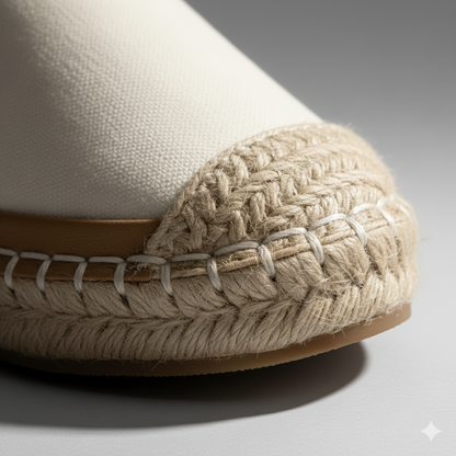 Women’s Classic Espadrille Slip-On Flats – Casual Comfort Shoes