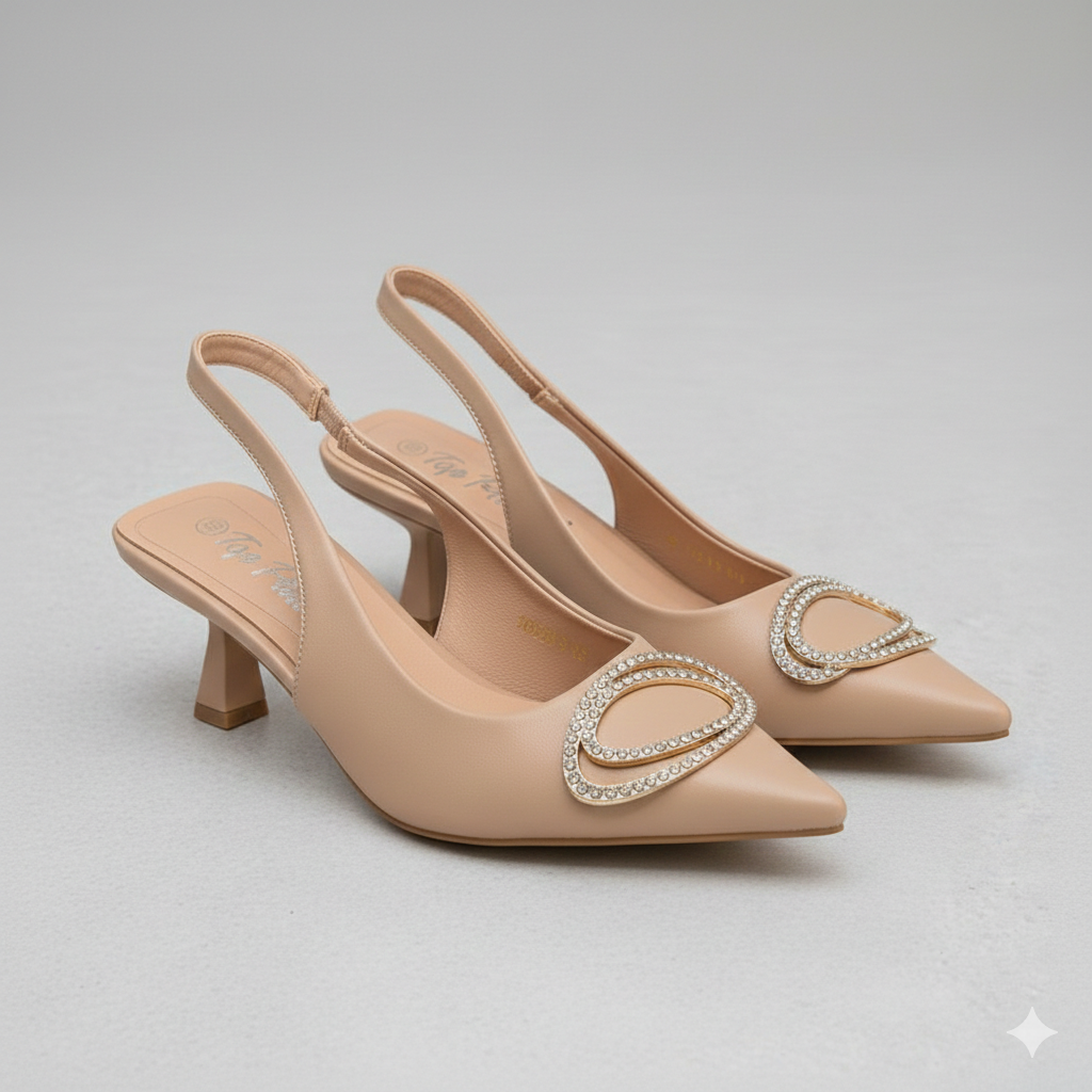 Élégance Parisienne Slingback Heels – Made in France