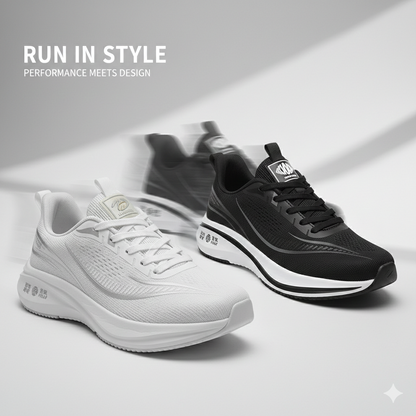 Women’s Lightweight Platform Running Sneakers – Cushioned Sport & Casual Shoes