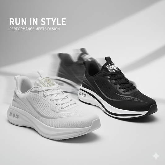 Baskets de course à plateforme légères pour femmes – Chaussures de sport et décontractées rembourrées