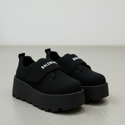 Chunky Platform Velcro Shoes – Stylish Comfort with a Modern Edge