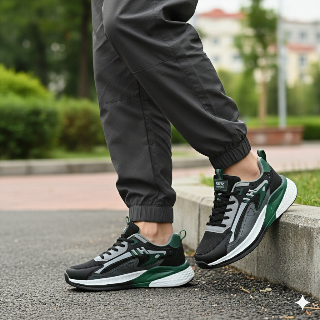 Baskets de sport modernes pour hommes – Confort et style urbain