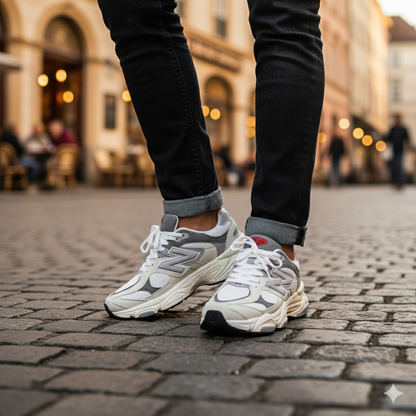 أحذية رياضية شبكية للرجال: أقدام دافئة ، نعل أوسط سميك مبطن 