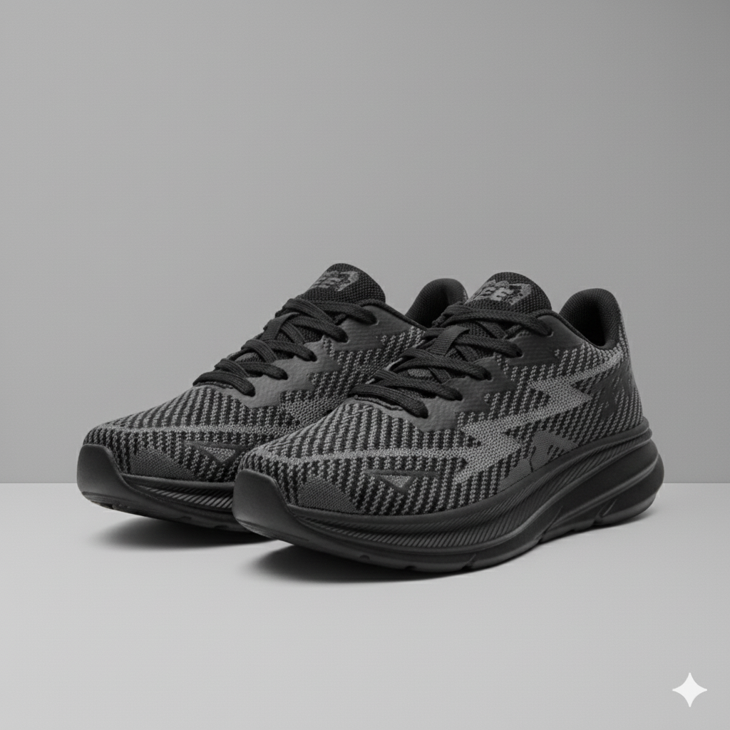 أحذية رياضية منسوجة للرجال - رغوة عالية الكثافة، تمشّي أطول