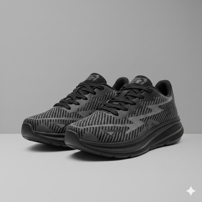 أحذية رياضية منسوجة للرجال - رغوة عالية الكثافة، تمشّي أطول