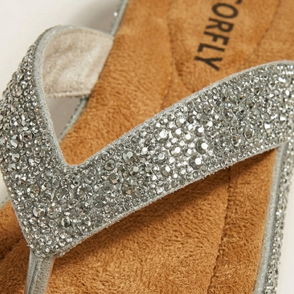 Tongs confortables en daim à double bride – Sandales légères pour le quotidien 