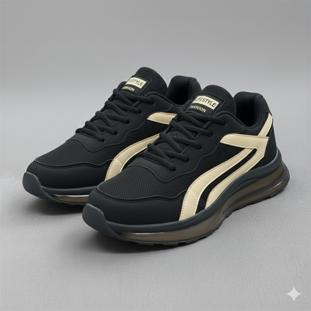 Baskets respirantes à semelle d'air pour hommes | Chaussures légères, décontractées et de marche