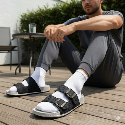 Orthopedic Comfort Recovery Sandals with Adjustable Buckle Straps