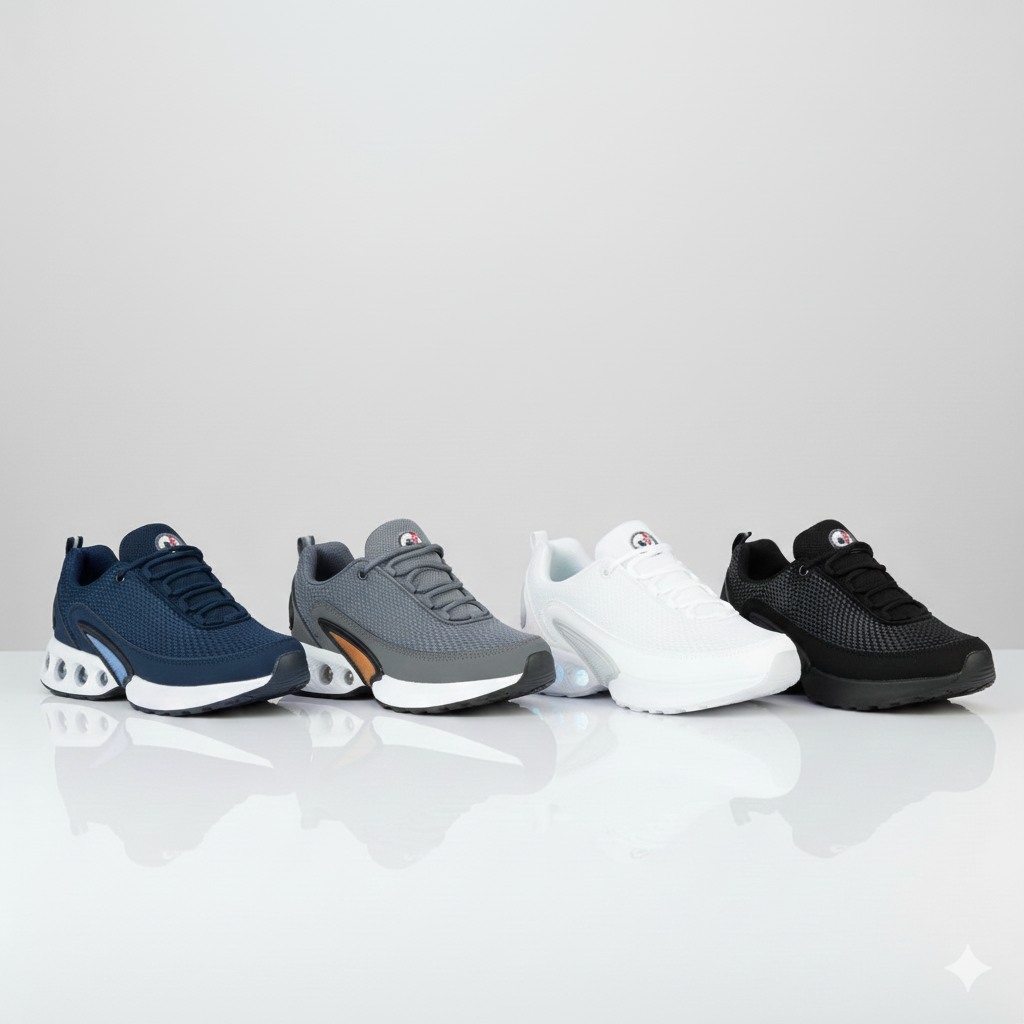 Boys & Men Casual Sport Sneakers, Lightweight Breathable Mesh Shoes with Cushioned Sole for Walking, Running & Everyday Wear