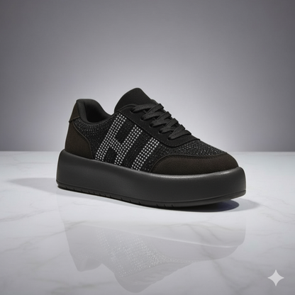 أحذية رياضية أنيقة متلألئة للنساء