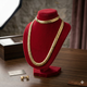 Luxury Gold-Look Cuban Link Chain Set – 2 Pieces – Rust-Resistant & Durable