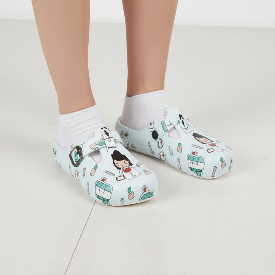 أحذية كلوغ ممتعة وعملية لأبطال الرعاية الصحية