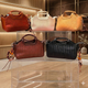 Elegant Woven Leather Handbag – Chic Top Handle Crossbody Bag for Women