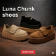 Chunky Platform Velcro Shoes – Stylish Comfort with a Modern Edge