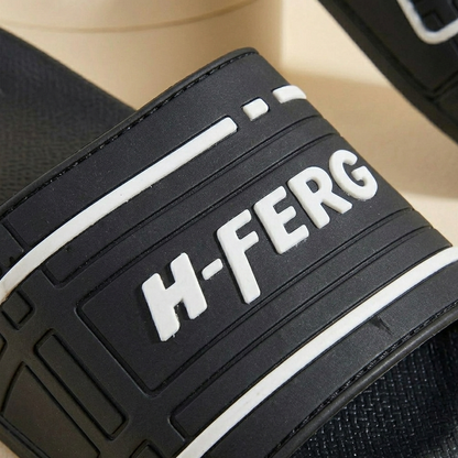 H-FERG Men’s Sport Slide Sandals – Lightweight Everyday Comfort Slippers