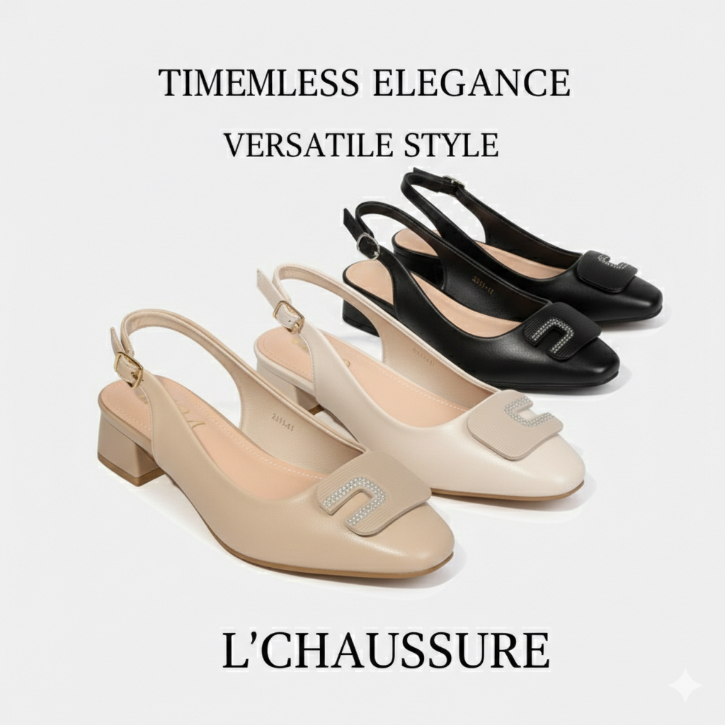 🥿 Parisian Elegance Slingback Heels