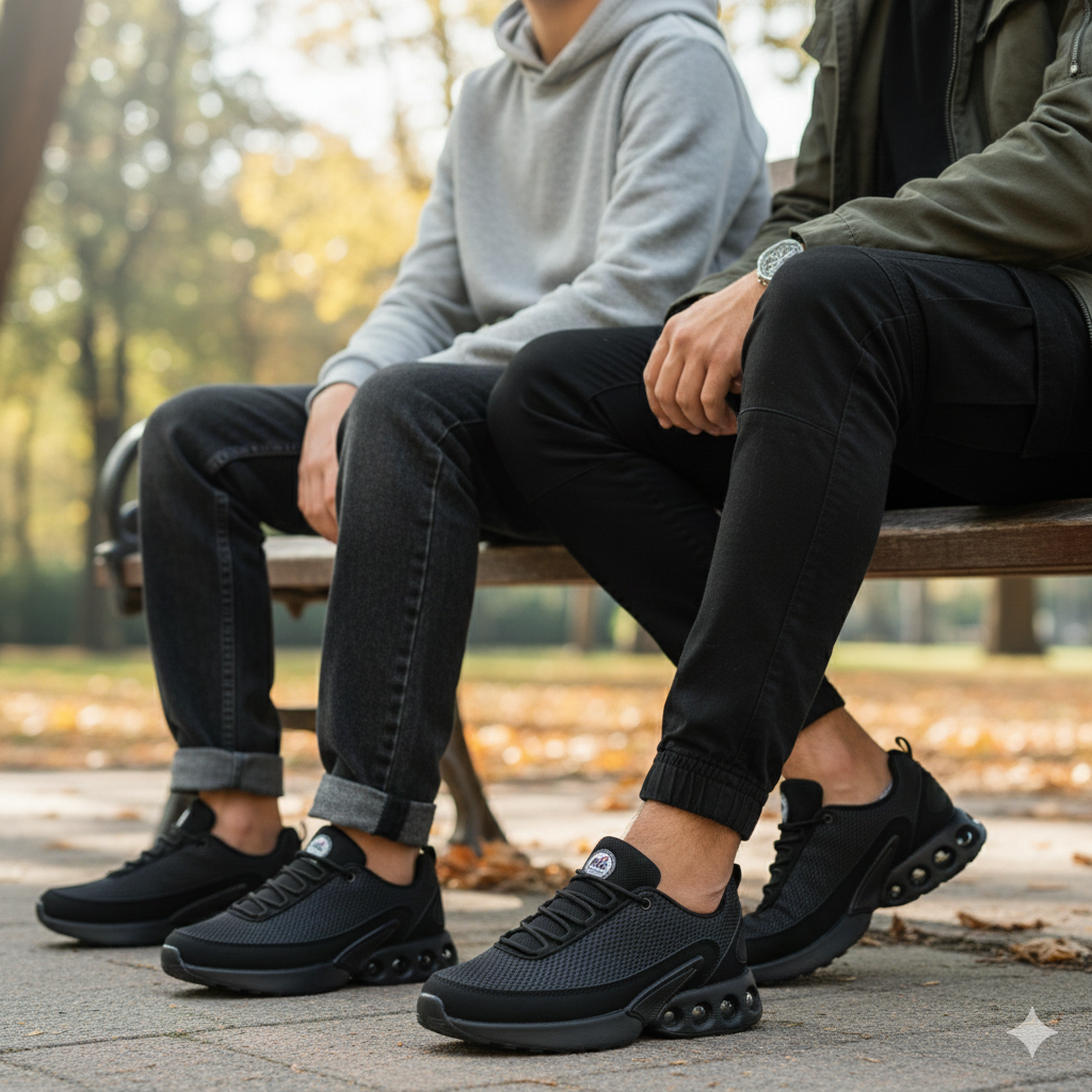 Boys & Men Casual Sport Sneakers, Lightweight Breathable Mesh Shoes with Cushioned Sole for Walking, Running & Everyday Wear