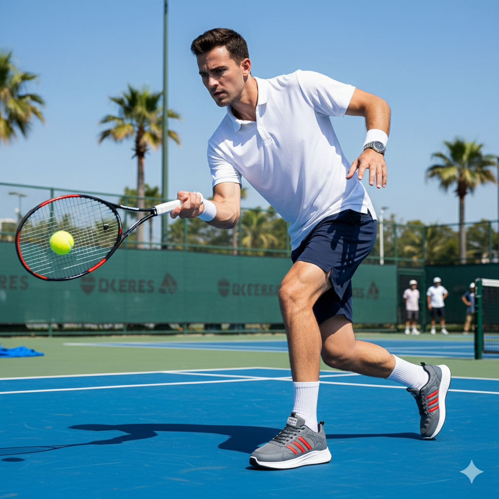 Baskets en maille respirante pour homme, pour un confort optimal à chaque pas, fermeture à lacets 
