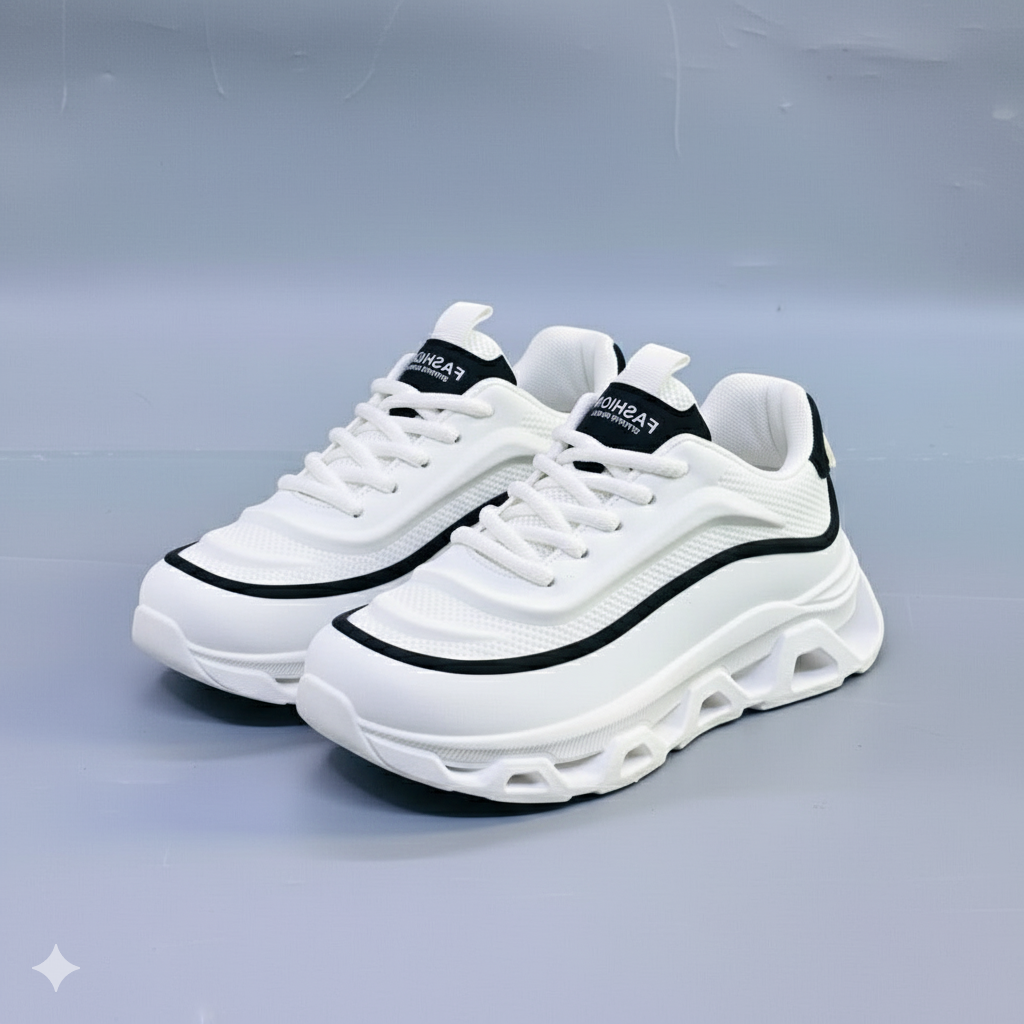 حذاء رياضي رجالي ذو نعل سميك - ارتفاع مبطن، نعل مفتوح