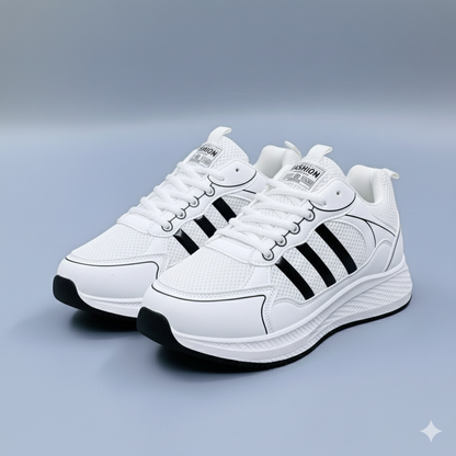 Baskets en maille respirante pour homme, pour un confort optimal à chaque pas, fermeture à lacets 