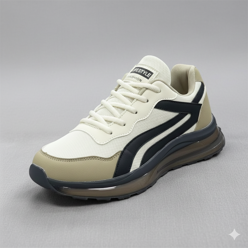 Baskets respirantes à semelle d'air pour hommes | Chaussures légères, décontractées et de marche