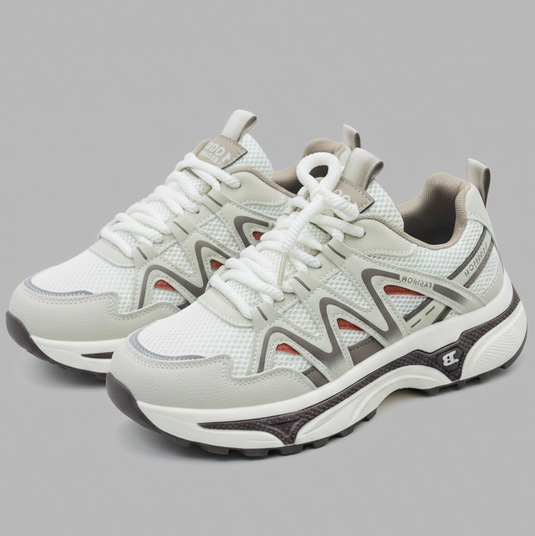 Sneakers en Mesh à Semelle Épais pour Homme : Pour Aller Plus Loin, avec Semelle Antidérapante