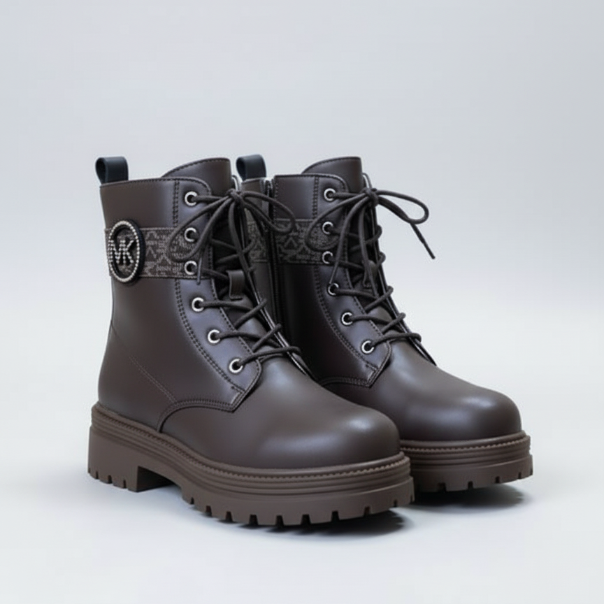 Bottes à semelle crantée pour femmes : antidérapantes, bride MK