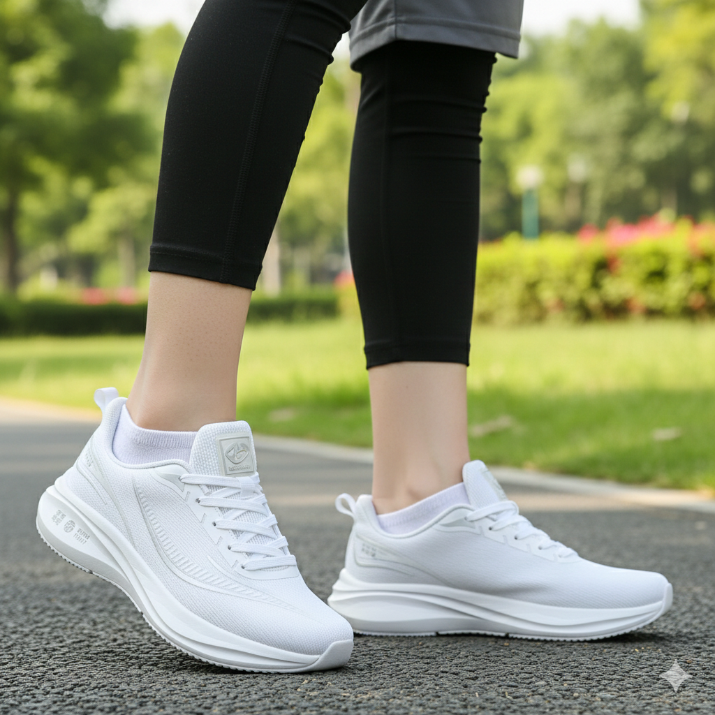 Women’s Lightweight Platform Running Sneakers – Cushioned Sport & Casual Shoes