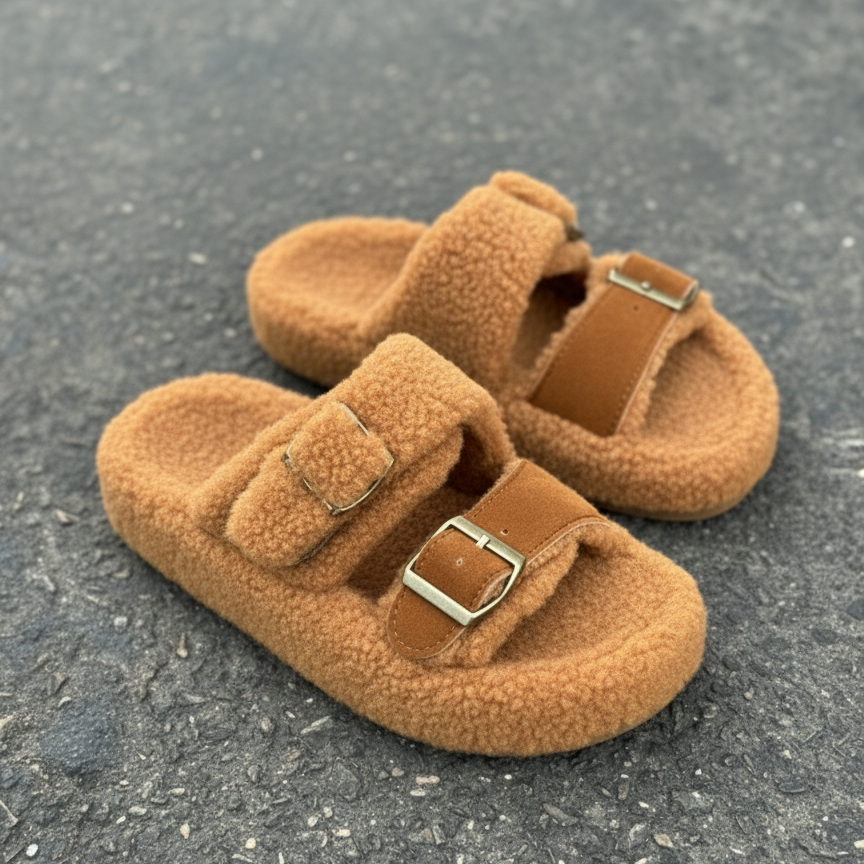 شبشب تيدي-فليس النسائي: أصابع دافئة، مشبك ملائم