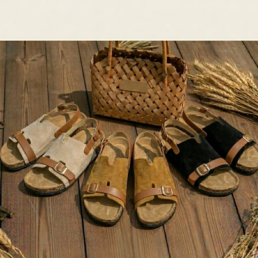 🌸 Sandales élégantes et confortables à boucles pour femme – L'indispensable de l'été