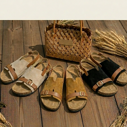 🌸 Sandales élégantes et confortables à boucles pour femme – L'indispensable de l'été