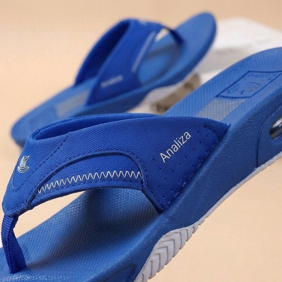ANALIZA Men’s Comfort Flip Flops – Lightweight Casual Summer Slippers with Air Cushion Sole