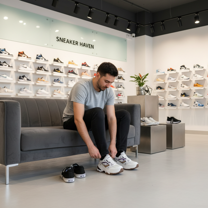 Men's Chunky Mesh Sneakers—Cool Airflow, Cushion Midsole