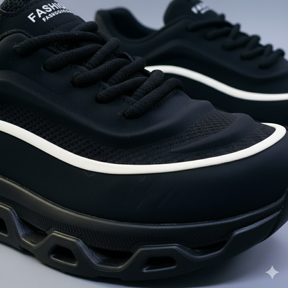 حذاء رياضي رجالي ذو نعل سميك - ارتفاع مبطن، نعل مفتوح