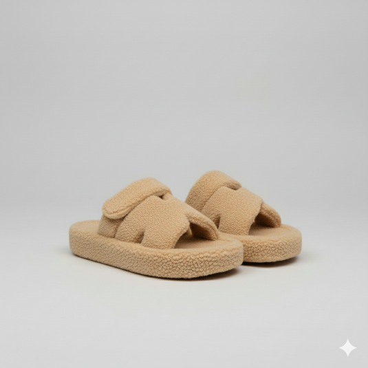 Women’s Sherpa Thong Slippers—Warm Feet, Fresh Toes