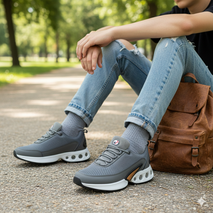 Boys & Men Casual Sport Sneakers, Lightweight Breathable Mesh Shoes with Cushioned Sole for Walking, Running & Everyday Wear