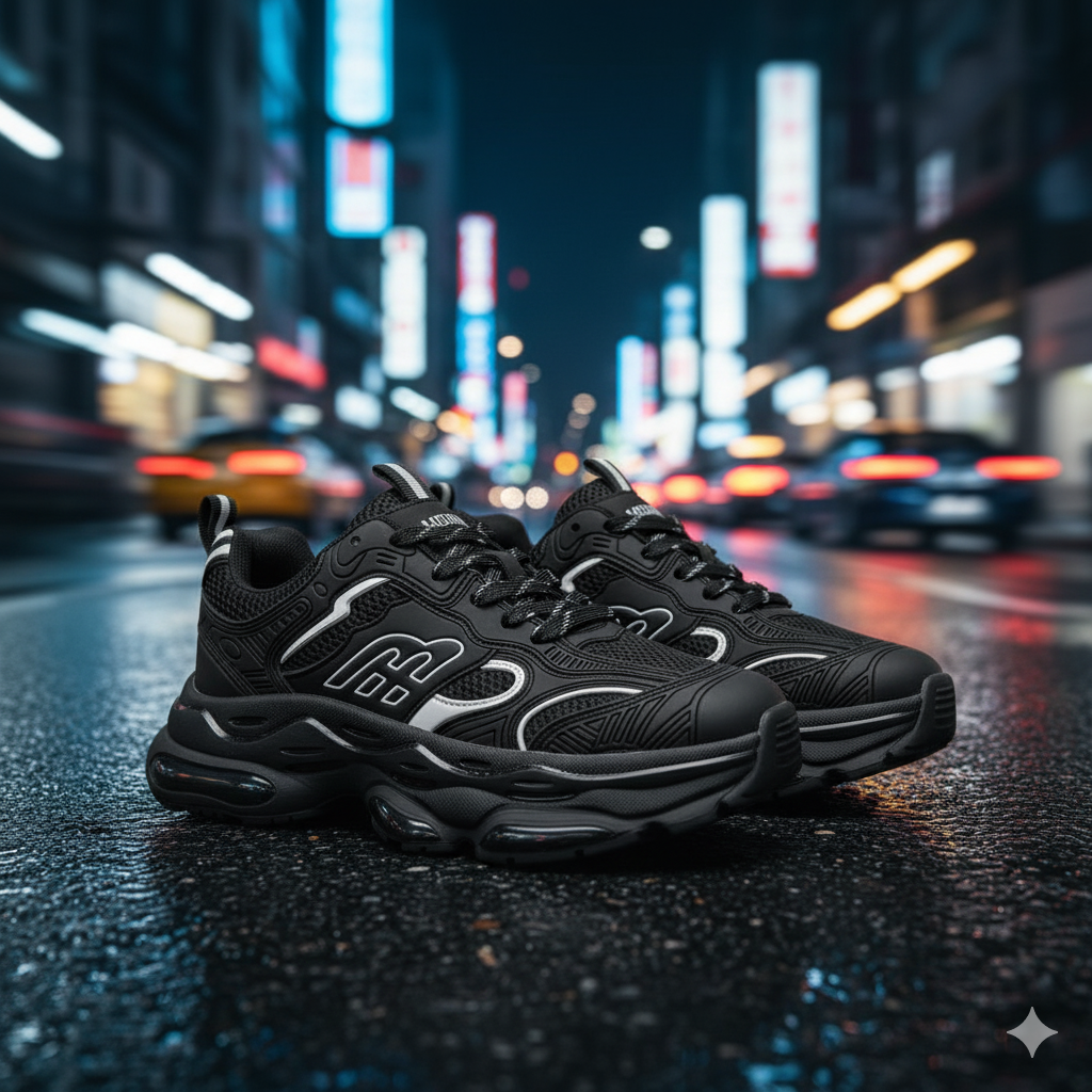 أحذية رياضية رجالية سميكة ذات وسادة هوائية - راحة طوال اليوم، COD MA