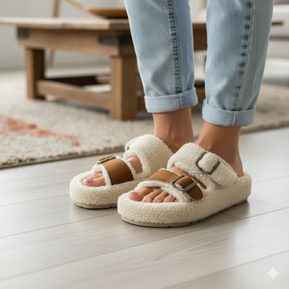 شبشب تيدي-فليس النسائي: أصابع دافئة، مشبك ملائم