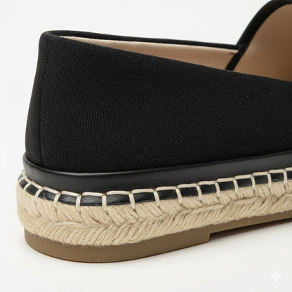 Women’s Classic Espadrille Slip-On Flats – Casual Comfort Shoes