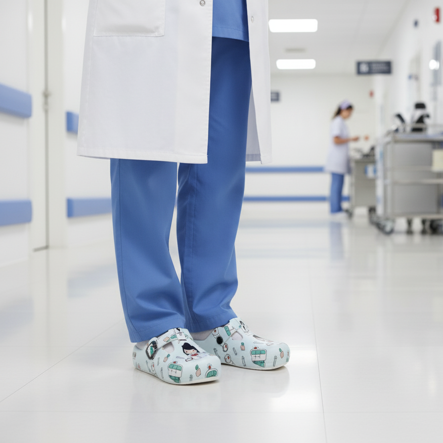 أحذية كلوغ ممتعة وعملية لأبطال الرعاية الصحية