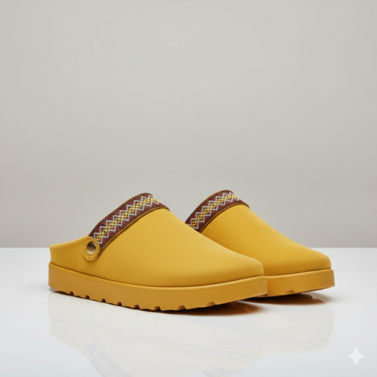 Elegant Comfort Clogs for Women – Cushioned Slip-On with Artisan Detailing