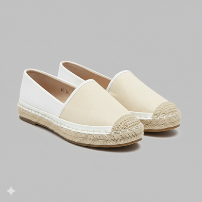 Women’s Classic Espadrille Slip-On Flats – Casual Comfort Shoes