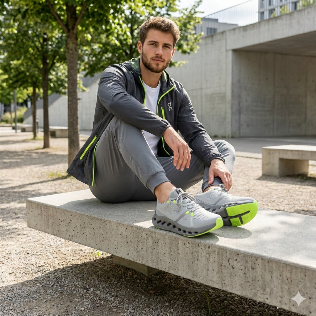 Men’s Lightweight Breathable Sneakers – Shock-Absorbing Sole  Modern Sport& Style