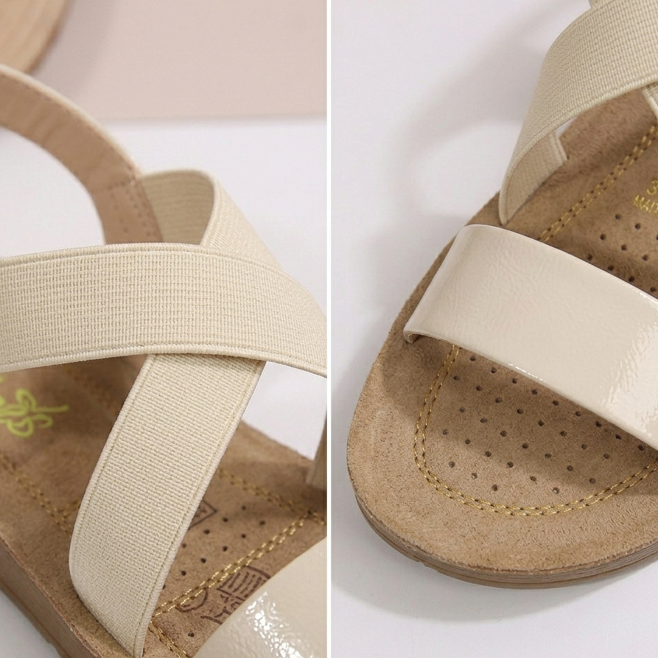 Sandales croisées pour femmes élégantes et confortables – Style quotidien léger