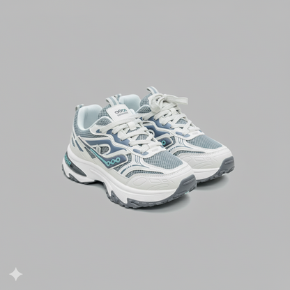 Men's Chunky Mesh Sneakers—Cool Airflow, Cushion Midsole