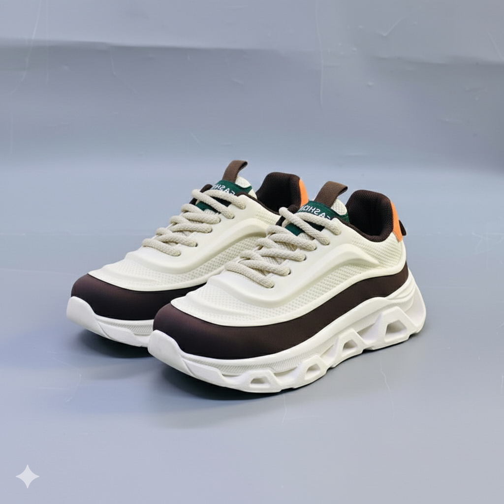 حذاء رياضي رجالي ذو نعل سميك - ارتفاع مبطن، نعل مفتوح