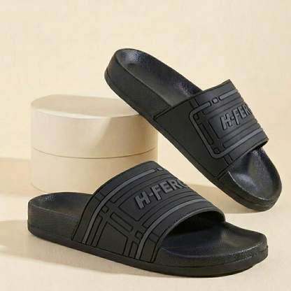 H-FERG Men’s Sport Slide Sandals – Lightweight Everyday Comfort Slippers
