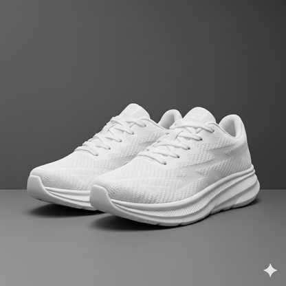 أحذية رياضية منسوجة للرجال - رغوة عالية الكثافة، تمشّي أطول