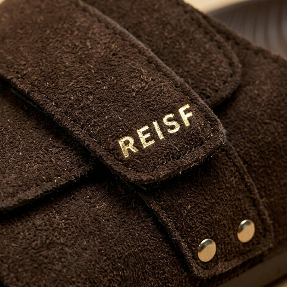 REISF Slide Sandal with Premium Front Strap Design