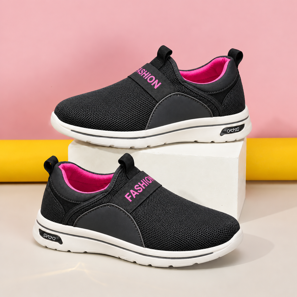 Women’s Fashion Slip-On Sneakers – Lightweight, Comfortable & Stylish Everyday Shoes